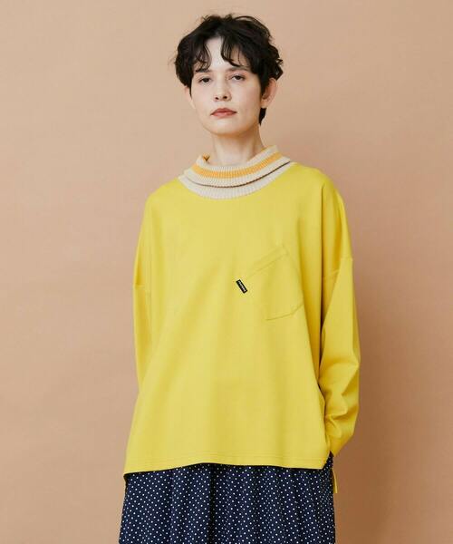 FRAPBOIS（フラボア）の「ロールネック カットソー（Tシャツ/カットソー・レディース・イエロー/アイボリー/ブラック・1/2）」の16枚目の写真