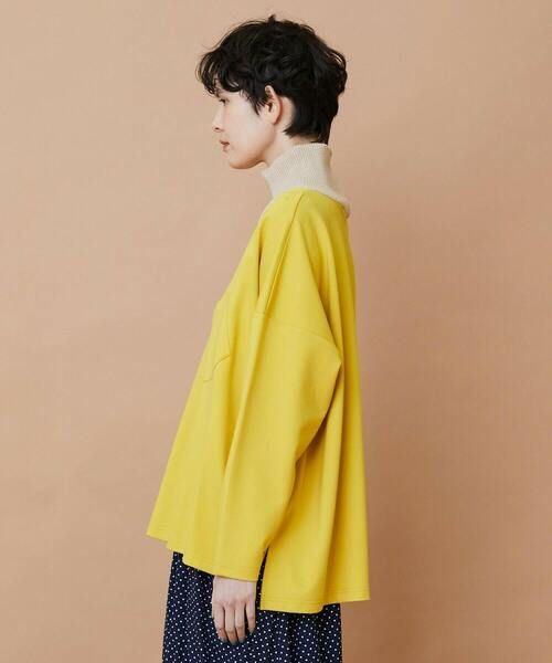 FRAPBOIS（フラボア）の「ロールネック カットソー（Tシャツ/カットソー・レディース・イエロー/アイボリー/ブラック・1/2）」の17枚目の写真