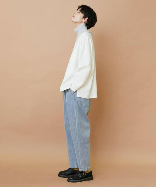 FRAPBOIS（フラボア）の「ロールネック カットソー（Tシャツ/カットソー・レディース・イエロー/アイボリー/ブラック・1/2）」の8枚目の写真