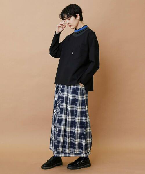 FRAPBOIS（フラボア）の「ロールネック カットソー（Tシャツ/カットソー・レディース・イエロー/アイボリー/ブラック・1/2）」の15枚目の写真