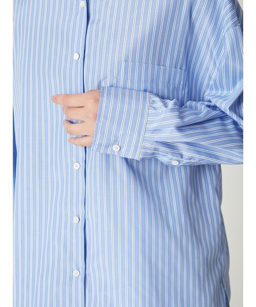 FRAY I.D(フレイアイディー)の「ストライプスタンダードシャツ(シャツ/ブラウス・レディース・ブルー/ピンク・F)」の13枚目の写真