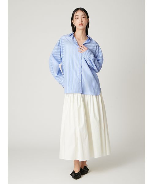 FRAY I.D(フレイアイディー)の「ストライプスタンダードシャツ(シャツ/ブラウス・レディース・ブルー/ピンク・F)」の19枚目の写真