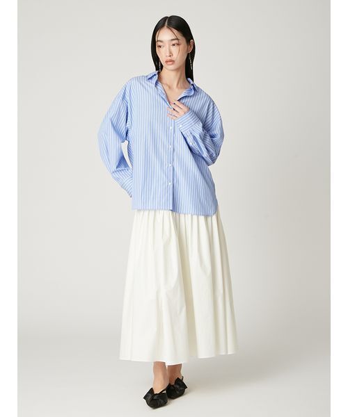 FRAY I.D(フレイアイディー)の「ストライプスタンダードシャツ(シャツ/ブラウス・レディース・ブルー/ピンク・F)」の20枚目の写真