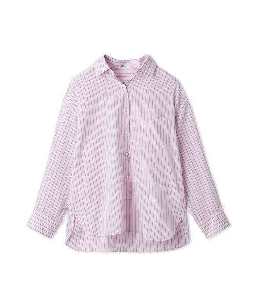 FRAY I.D(フレイアイディー)の「ストライプスタンダードシャツ(シャツ/ブラウス・レディース・ブルー/ピンク・F)」の7枚目の写真