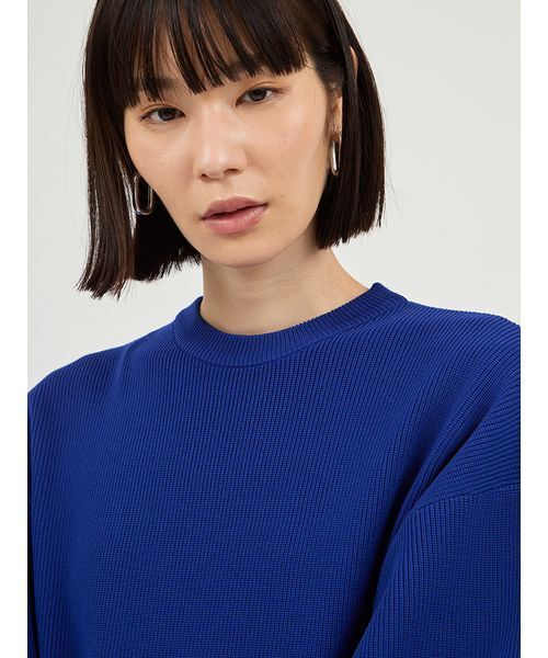 emmi（エミ）の「ニットタフタドッキングOP（ワンピース・レディース・ホワイト/ブラック/ブルー・0/1）」の20枚目の写真