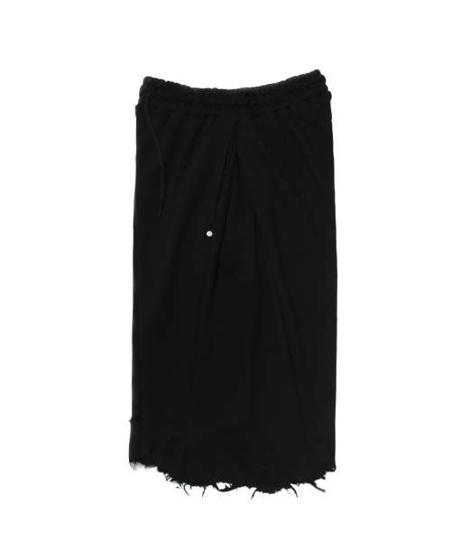 RUNDS(ランディエス)の「ダメージカットバミューダパンツ(ブラック)(その他パンツ・メンズ・その他・1/2)」の3枚目の写真