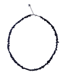 RUNDS（ランディエス）の「Mini Gemstone Necklace (Black)（ネックレス）」