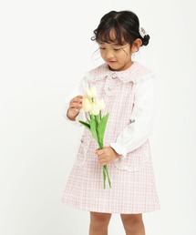 la poche biscuit（ラポシェビスキュイ）の「【オケージョン】ツイードワンピース（ワンピース）」