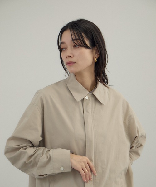 AMERICANA（アメリカーナ）の「【Americana（アメリカーナ） for SALON】ダブルジップシャツジャケット（その他アウター・レディース・ベージュ・FREE）」の3枚目の写真