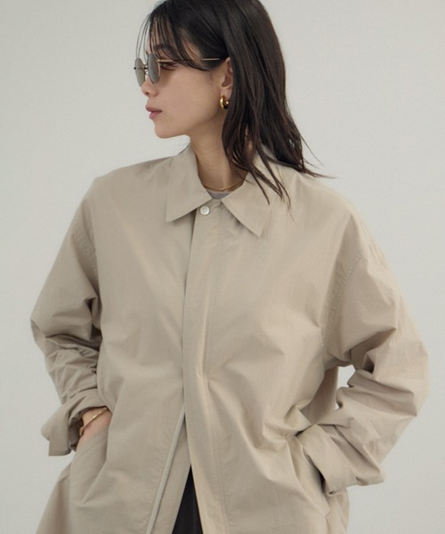 AMERICANA（アメリカーナ）の「【Americana（アメリカーナ） for SALON】ダブルジップシャツジャケット（その他アウター・レディース・ベージュ・FREE）」の8枚目の写真