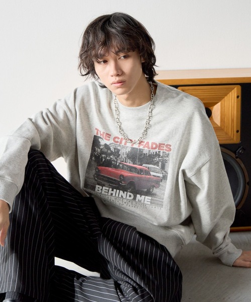 PBLIM（ページボーイリム）の「《UNISEX》クラシックカースウェット（スウェット・レディース・ブラック/グレー/ネイビー・LARGE/MEDIUM）」の13枚目の写真