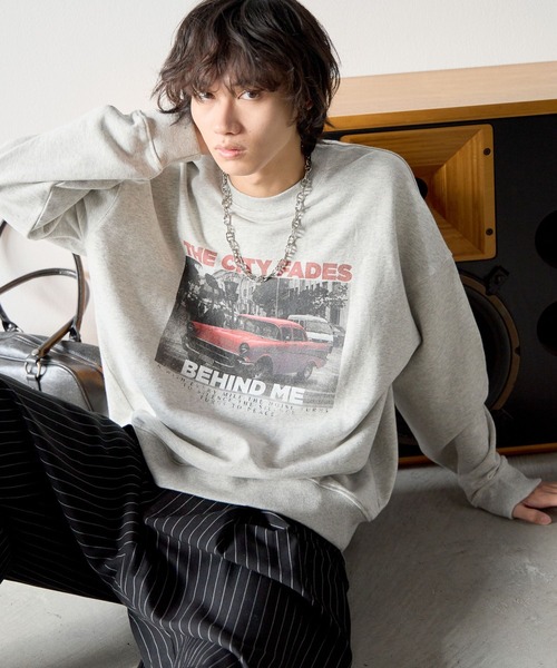 PBLIM（ページボーイリム）の「《UNISEX》クラシックカースウェット（スウェット・レディース・ブラック/グレー/ネイビー・LARGE/MEDIUM）」の14枚目の写真