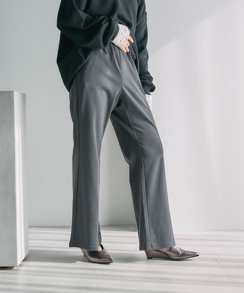 LEPSIM（レプシィム）の「ポンチフレアパンツ　630162（その他パンツ・レディース・ブラック/チャコールグレー/ブラウン・TALL/FREE）」の17枚目の写真