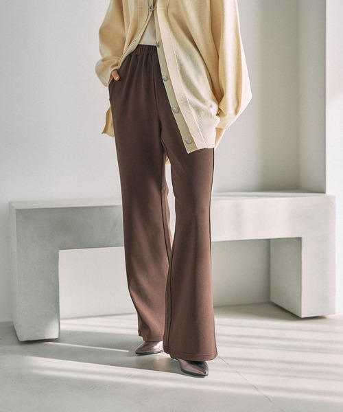 LEPSIM（レプシィム）の「ポンチフレアパンツ　630162（その他パンツ・レディース・ブラック/チャコールグレー/ブラウン・TALL/FREE）」の22枚目の写真