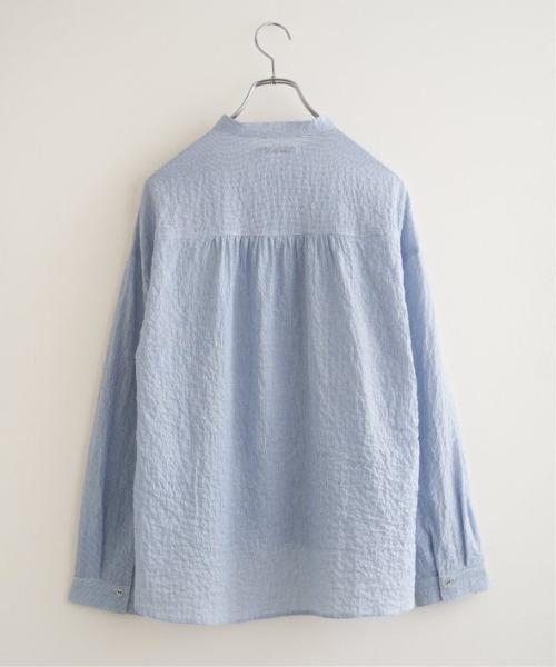 LBC（エルビーシー）の「オーガニックコットンバンドカラーシャツ（シャツ/ブラウス・レディース・グレー/ブルー/ホワイト/ピンク・M/L）」の20枚目の写真