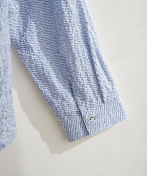 LBC（エルビーシー）の「オーガニックコットンバンドカラーシャツ（シャツ/ブラウス・レディース・グレー/ブルー/ホワイト/ピンク・M/L）」の22枚目の写真