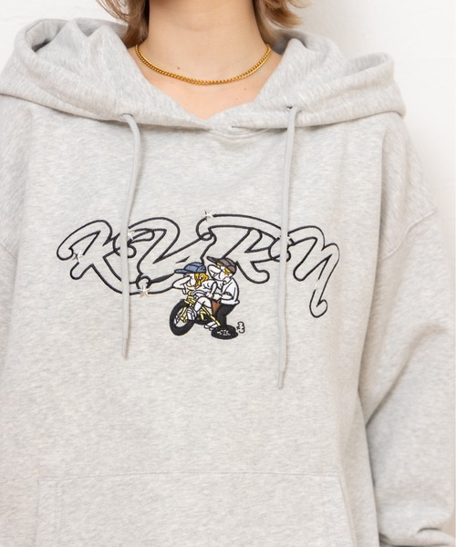 kaoyorinakami（カオヨリナカミ）の「punch bike studs hoodie / パンチバイクスタッズパーカー（パーカー・メンズ・ネイビー/グレー・X-LARGE/LARGE/MEDIUM/SMALL）」の8枚目の写真