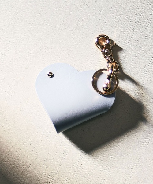 HASHIBAMI(ハシバミ)の「(HASHIBAMI)HERAT SMART KEY RING(キーケース/キーアクセサリー・レディース・ライトブルー/ブラウン・ONE SIZE)」の2枚目の写真