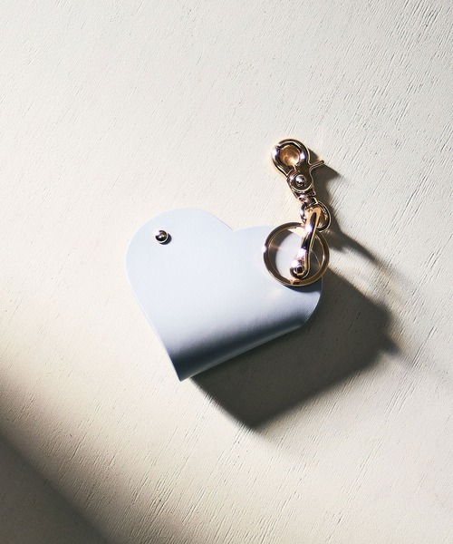 HASHIBAMI(ハシバミ)の「(HASHIBAMI)HERAT SMART KEY RING(キーケース/キーアクセサリー・レディース・ライトブルー/ブラウン・ONE SIZE)」の5枚目の写真