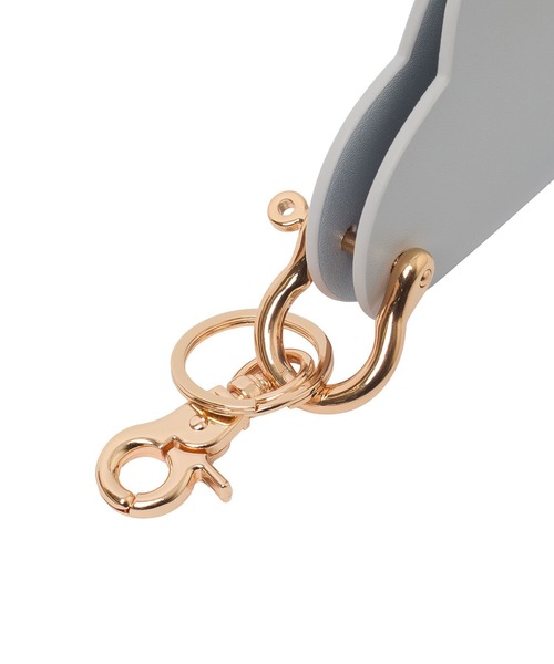 HASHIBAMI(ハシバミ)の「(HASHIBAMI)HERAT SMART KEY RING(キーケース/キーアクセサリー・レディース・ライトブルー/ブラウン・ONE SIZE)」の8枚目の写真