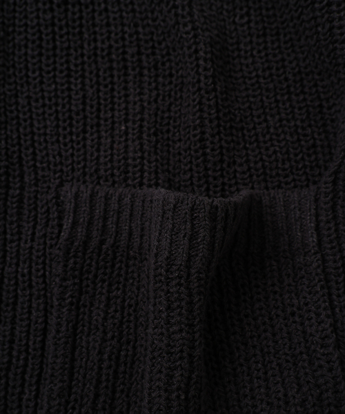 UNFOLLOW（アンフォロー）の「【FOLL / フォル】dry silk summer couchin blouson（ニット/セーター・メンズ・ネイビー/グレー・3/2）」の6枚目の写真