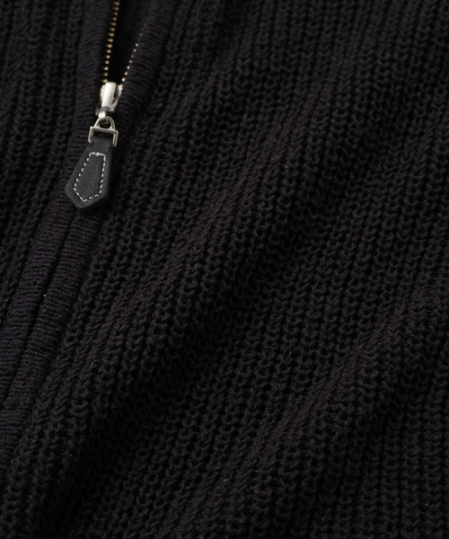 UNFOLLOW（アンフォロー）の「【FOLL / フォル】dry silk summer couchin blouson（ニット/セーター・メンズ・ネイビー/グレー・3/2）」の7枚目の写真