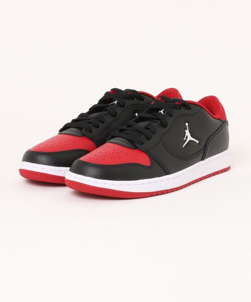 NIKE(ナイキ)の「NIKE ナイキ JORDAN COURT CONNECT LOW コート コネクト LOW MIQ5698 ABC-MART限定 *003BLACK/WHITE(スニーカー・メンズ・ブラック・25.0cm/25.5cm/26.0cm/26.5cm/27.0cm/27.5cm/28.0cm/28.5cm/29.0cm/30.0cm)」の1枚目の写真