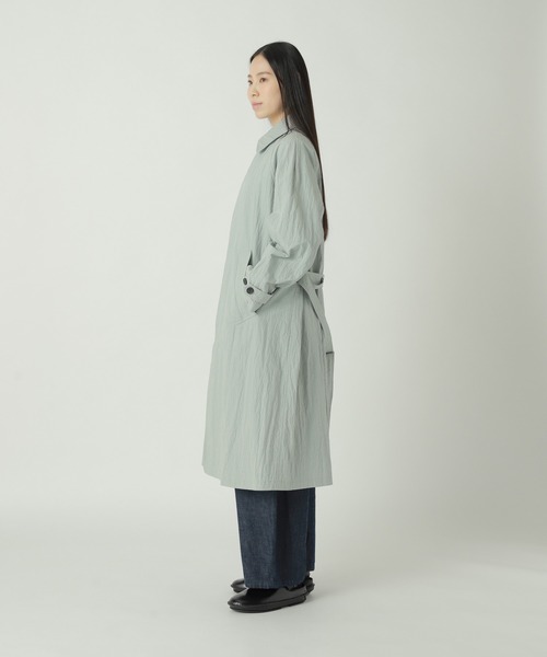 ZUCCa(ズッカ)の「COTTON NYLON WASHER / コート(その他アウター・レディース・ダークグレー/ライトブルー・M size/XL)」の6枚目の写真