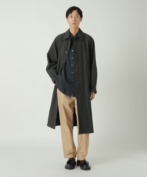 ZUCCa(ズッカ)の「COTTON NYLON WASHER / コート(その他アウター・レディース・ダークグレー/ライトブルー・M size/XL)」の8枚目の写真