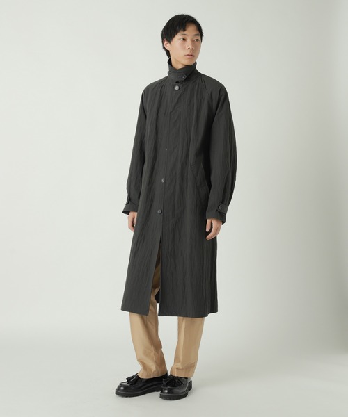 ZUCCa(ズッカ)の「COTTON NYLON WASHER / コート(その他アウター・レディース・ダークグレー/ライトブルー・M size/XL)」の9枚目の写真