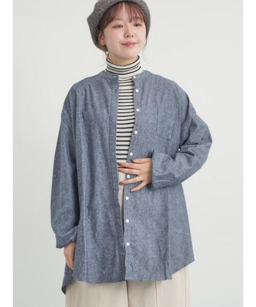セール】【保温加工】チュニック（シャツ/ブラウス）｜Samansa Mos2