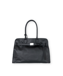 BROWNYARD（ブラウンヤード）の「レザーバックル17バッグ、ブラック（トートバッグ）」