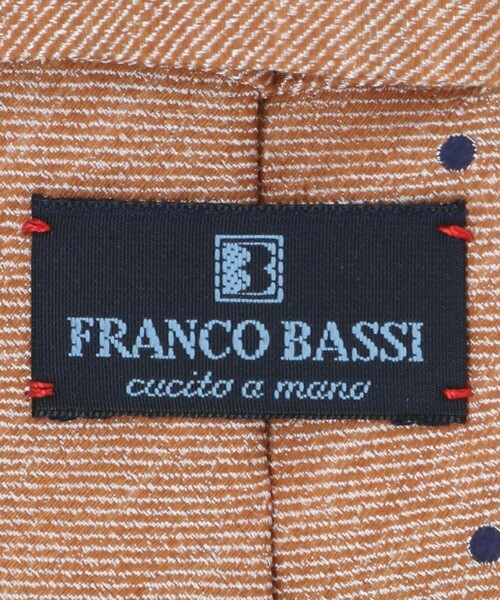 FRANCO BASSI(フランコバッシ)の「<FRANCO BASSI> ファンシー ドット ネクタイ(ネクタイ・メンズ・オレンジ/ベージュ・FREE)」の8枚目の写真