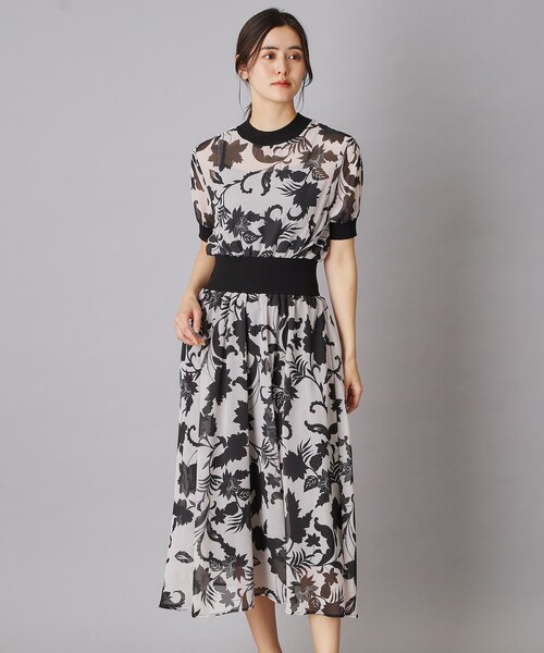 DRESSTERIOR(ドレステリア)の「【otonaMUSE5月号掲載/ウォッシャブル】シアー ボタニカル ドレス(ワンピース・レディース・ベージュ系3・34/36/38)」の11枚目の写真