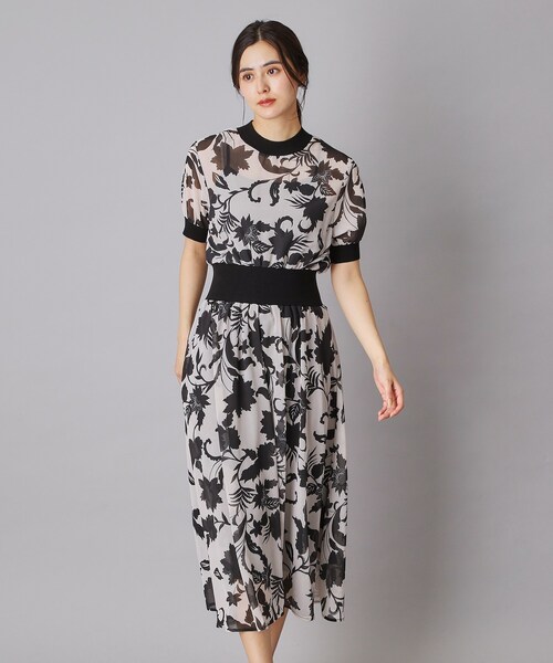 DRESSTERIOR(ドレステリア)の「【otonaMUSE5月号掲載/ウォッシャブル】シアー ボタニカル ドレス(ワンピース・レディース・ベージュ系3・34/36/38)」の14枚目の写真