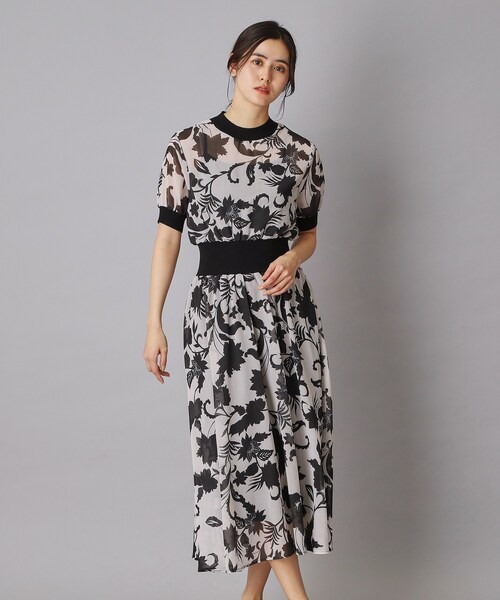 DRESSTERIOR(ドレステリア)の「【otonaMUSE5月号掲載/ウォッシャブル】シアー ボタニカル ドレス(ワンピース・レディース・ベージュ系3・34/36/38)」の15枚目の写真