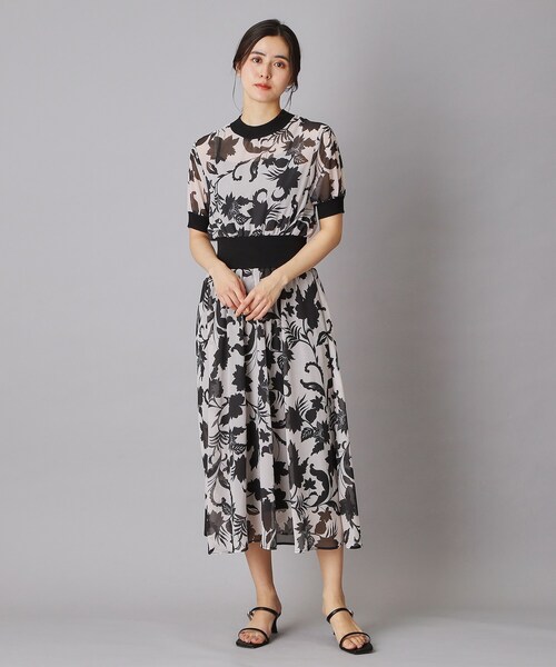 DRESSTERIOR(ドレステリア)の「【otonaMUSE5月号掲載/ウォッシャブル】シアー ボタニカル ドレス(ワンピース・レディース・ベージュ系3・34/36/38)」の16枚目の写真
