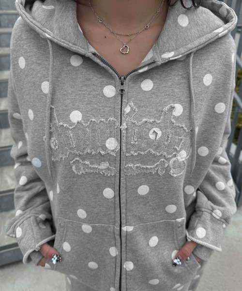 26SS】アソート柄加工ジップパーカー（パーカー）｜sedacle（セダクル