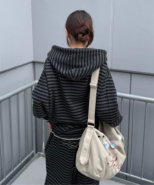 26SS】アソート柄加工ジップパーカー（パーカー）｜sedacle（セダクル