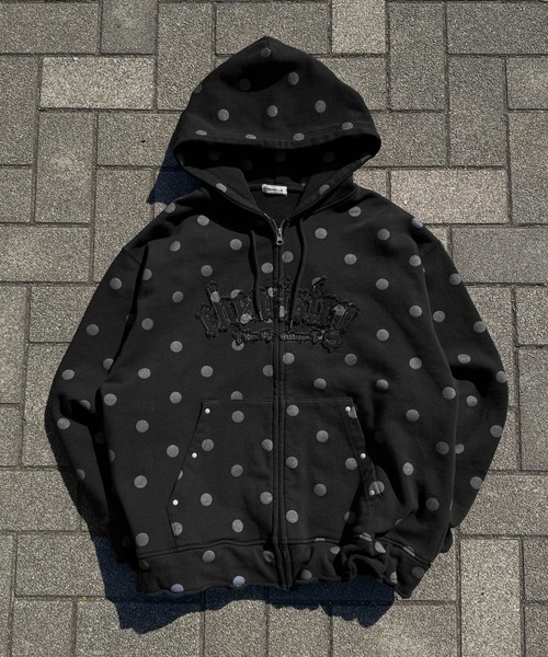 26SS】アソート柄加工ジップパーカー（パーカー）｜sedacle（セダクル