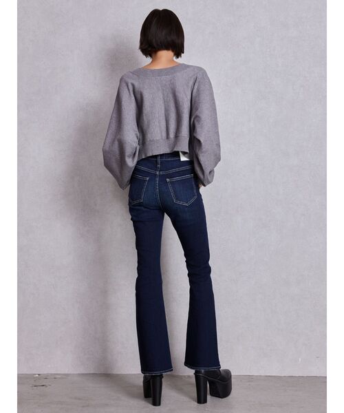 GYDA（ジェイダ）の「FLUKE インターシャラメニット 2WAYトップス（ニット/セーター・レディース・ブラック/オフホワイト/グレー・FREE）」の21枚目の写真