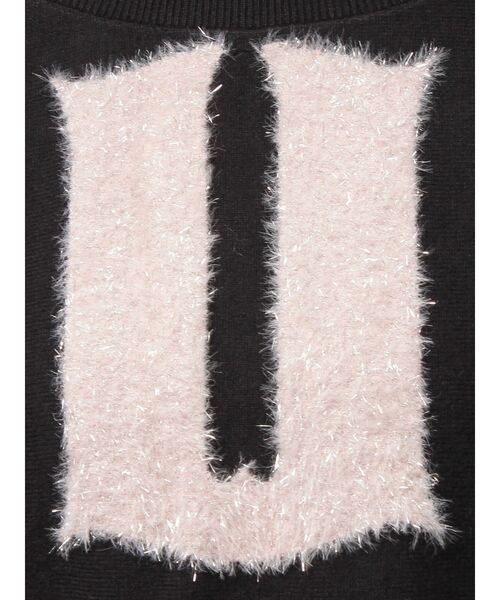 GYDA（ジェイダ）の「FLUKE インターシャラメニット 2WAYトップス（ニット/セーター・レディース・ブラック/オフホワイト/グレー・FREE）」の5枚目の写真