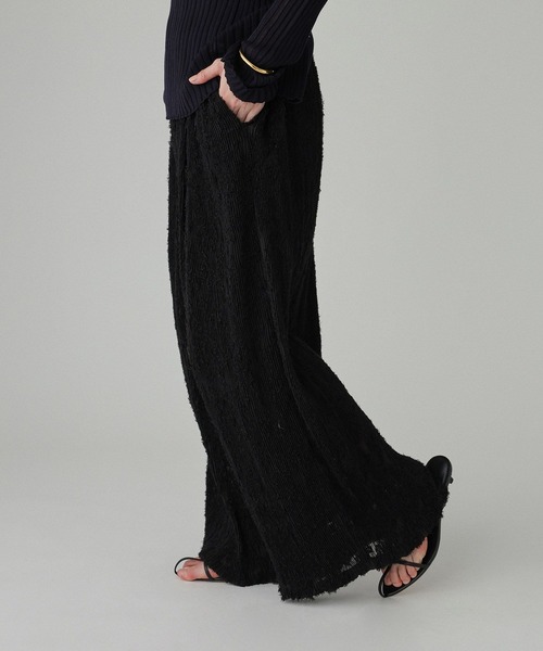 BABYLONE(バビロン)の「シアージャガードパンツ(その他パンツ・レディース・ブラック/クリーム・フリー)」の8枚目の写真