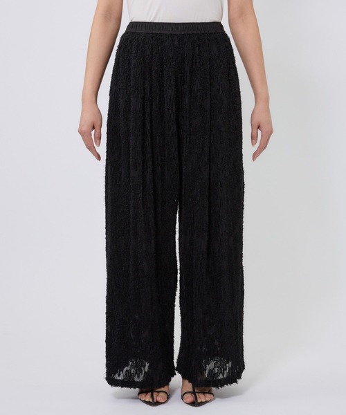 BABYLONE(バビロン)の「シアージャガードパンツ(その他パンツ・レディース・ブラック/クリーム・フリー)」の16枚目の写真