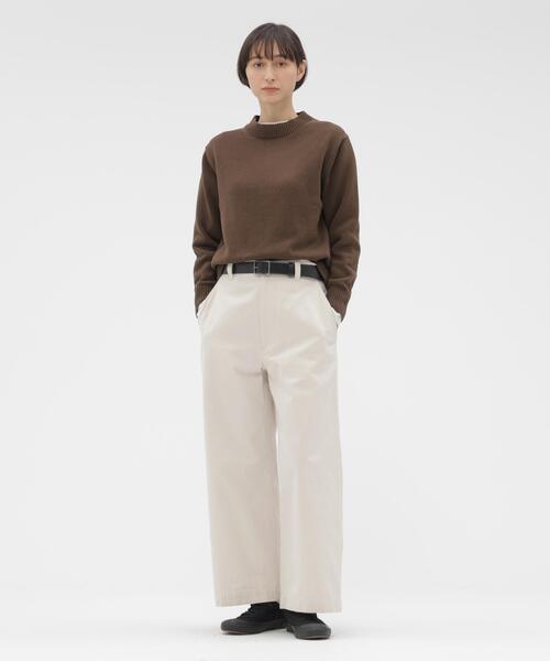 MHL.(エムエイチエル)の「FADED COTTON TWILL TROUSERS(その他パンツ・レディース・ホワイト系その他3/ブルー系その他6・1/0/2/3)」の12枚目の写真