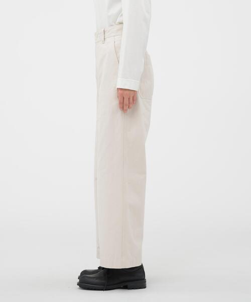 MHL.(エムエイチエル)の「FADED COTTON TWILL TROUSERS(その他パンツ・レディース・ホワイト系その他3/ブルー系その他6・1/0/2/3)」の18枚目の写真