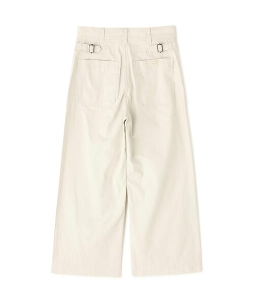 MHL.(エムエイチエル)の「FADED COTTON TWILL TROUSERS(その他パンツ・レディース・ホワイト系その他3/ブルー系その他6・1/0/2/3)」の4枚目の写真