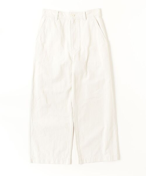 MHL.（エムエイチエル）の「FADED COTTON TWILL TROUSERS（その他パンツ・レディース・ホワイト系その他3/ブルー系その他6・1/0/2/3）」の5枚目の写真
