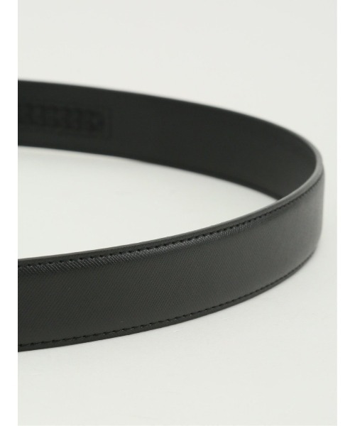 TAKA-Q(タカキュー)の「【アジャストフリー 表牛革】タカキュー サフィアーノ型押しベルト(ベルト・メンズ・ブラック/ダークウッド・FREE)」の11枚目の写真