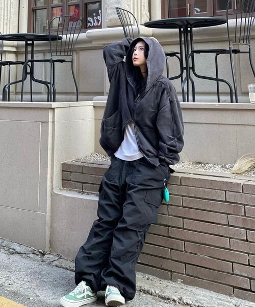 XTONZ(エクストーンズ)の「XP127 シェーリングカーゴパンツ (ブラック)(スウェットパンツ・レディース・その他・SMALL/MEDIUM/LARGE)」の14枚目の写真